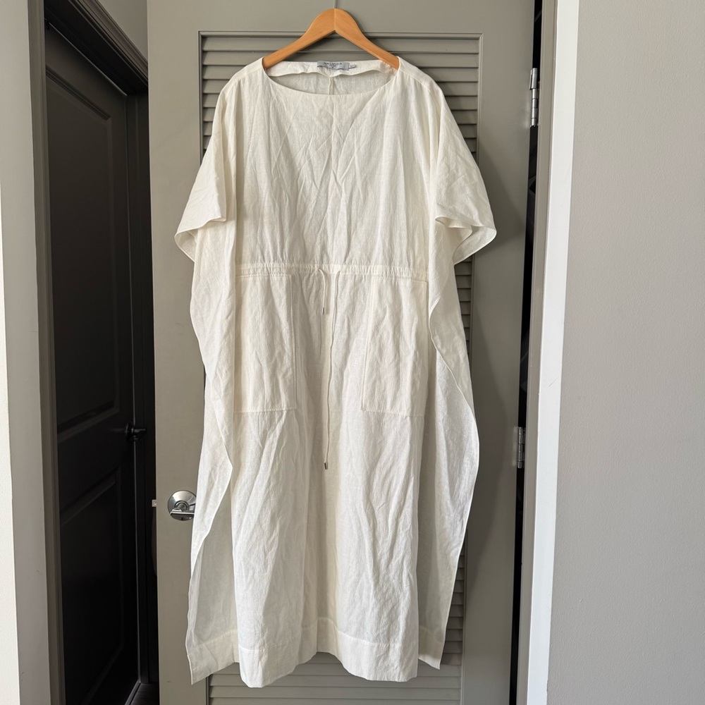 MM. Lafleur White Midi Dress with Pockets - Picture 8 of 12